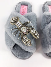 Load image into Gallery viewer, Da Pinchi Grey Slippers

